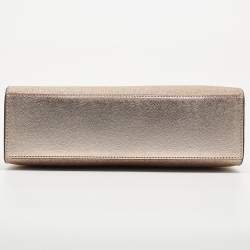 Kate Spade Rose Gold Glitter Fabric and Leather Tinsel Satchel