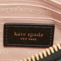 Pre Owned Kate Spade Black Leather Morgan Double Up Crossbody Bag