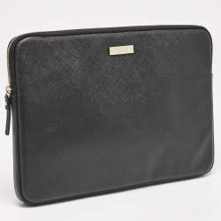 Kate Spade Black PU Leather Laptop Case   