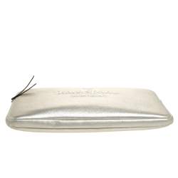 Pre Owned Kate Spade Metallic Gold Leather Laptop Case