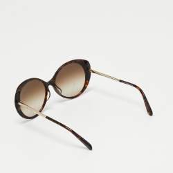 Pre Owned Kate Spade Dark Havana/Brown Gradient KAELEE/F/S Butterfly Sunglasses