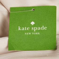 Kate Spade Beige/Black Silk Sleeveless Mini Dress S