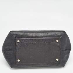 Pre Owned Kate Spade Black Leather Zip Satchel