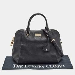 Pre Owned Kate Spade Black Leather Zip Satchel