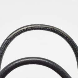 Pre Owned Kate Spade Black Leather Zip Satchel