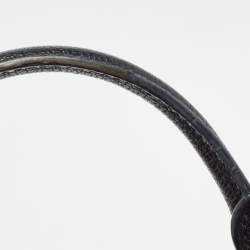 Pre Owned Kate Spade Black Leather Zip Satchel