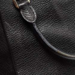 Pre Owned Kate Spade Black Leather Zip Satchel