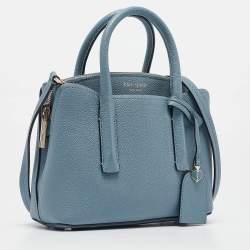 Kate Spade Light Blue Leather Margaux Mini Satchel 