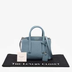 Kate Spade Light Blue Leather Margaux Mini Satchel 