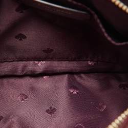 Kate Spade Burgundy Leather Jeanne Crossbody Bag