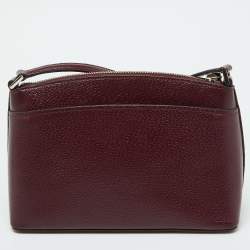 Kate Spade Burgundy Leather Jeanne Crossbody Bag