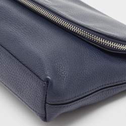 Kate Spade Navy Blue Leather Polly Shoulder Bag