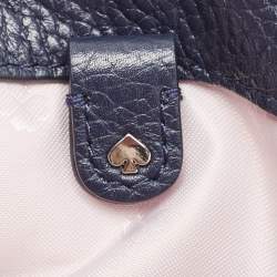 Kate Spade Navy Blue Leather Polly Shoulder Bag