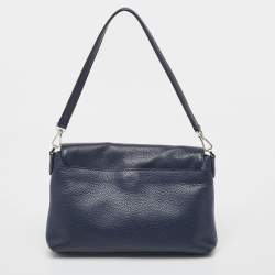 Kate Spade Navy Blue Leather Polly Shoulder Bag