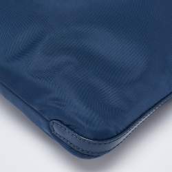 Pre Owned Kate Spade Blue Nylon and Leather Crossbody Bag