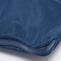 Pre Owned Kate Spade Blue Nylon and Leather Crossbody Bag