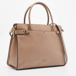 Pre Owned Kate Spade Beige Leather Large Classic Tote