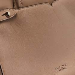 Pre Owned Kate Spade Beige Leather Large Classic Tote