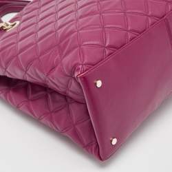 Pre Owned Kate Spade Burgundy Quilted Leather New York Natalia Tote