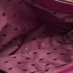 Pre Owned Kate Spade Burgundy Quilted Leather New York Natalia Tote