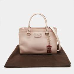 Kate Spade Light Pink Leather Wellesley Durham Tote 