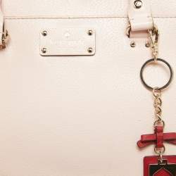 Kate Spade Light Pink Leather Wellesley Durham Tote 