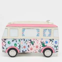 Kate Spade Multicolor Printed Leather California Dreaming Surf 3d Van Crossbody Bag