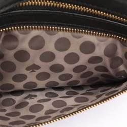 Kate Spade Black Leather Social Butterfly Skyler Crossbody Bag