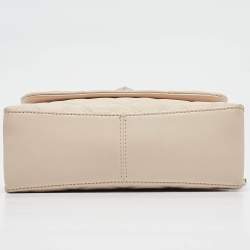 Pre Owned Kate Spade Beige Quilted Leather Natalia Crossbody Bag