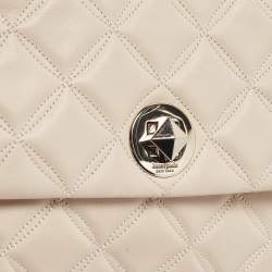 Pre Owned Kate Spade Beige Quilted Leather Natalia Crossbody Bag