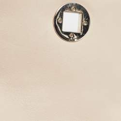 Pre Owned Kate Spade Beige Quilted Leather Natalia Crossbody Bag