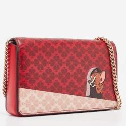 Pre Owned Kate Spade Multicolor Leather Flap Crossbody Bag