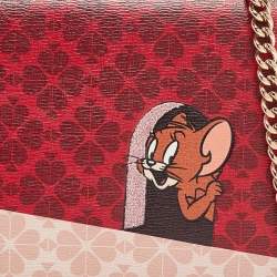 Pre Owned Kate Spade Multicolor Leather Flap Crossbody Bag