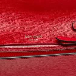 Pre Owned Kate Spade Multicolor Leather Flap Crossbody Bag