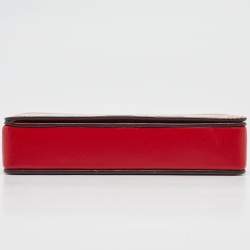 Pre Owned Kate Spade Multicolor Leather Flap Crossbody Bag