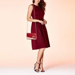 Pre Owned Kate Spade Multicolor Leather Flap Crossbody Bag