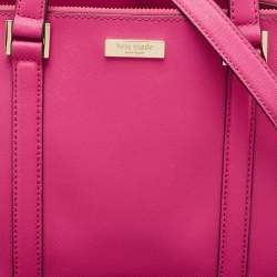 Kate Spade Pink Leather Newberry Lane Loden Tote