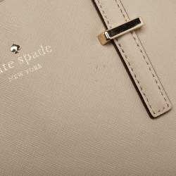 Kate Spade Beige/Neon Pink Leather Cedar Street Maise Satchel