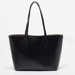 Pre Owned Kate Spade Black Leather Large Bleecker Tote
