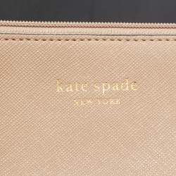 Pre Owned Kate Spade Black Leather Large Bleecker Tote