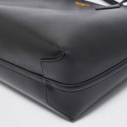 Pre Owned Kate Spade Black Leather Large Bleecker Tote