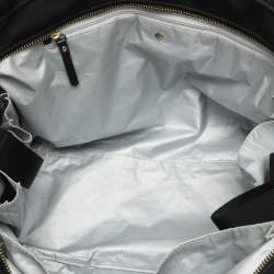 Pre Owned Kate Spade Black Quilted Nylon Tote