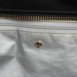 Pre Owned Kate Spade Black Quilted Nylon Tote