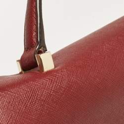 Kate Spade Maroon Leather Way Lilah Top Handle Bag