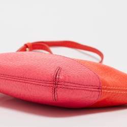 Pre Owned Kate Spade Pink/Orange Leather New York Grove Park Crossbody Bag