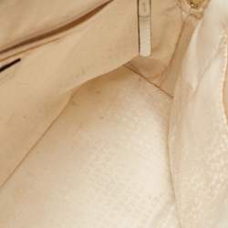 Pre Owned Kate Spade White Leather Carli McCall Street Satchel