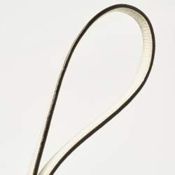 Pre Owned Kate Spade White Leather Carli McCall Street Satchel