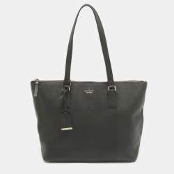 Kate Spade Black Leather Cameron Street Lucie Tote