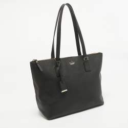 Kate Spade Black Leather Cameron Street Lucie Tote