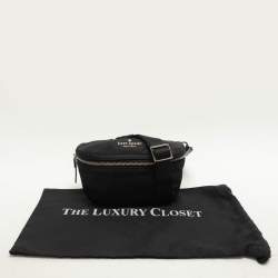 Kate Spade Black Satin Belt Bag